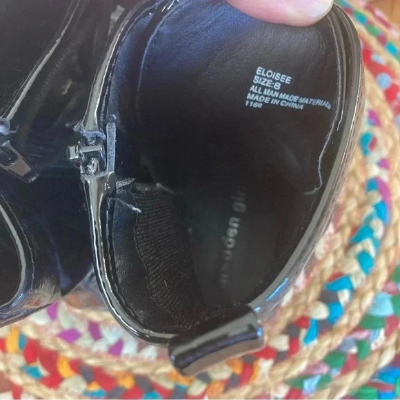 Madden Girl patent moto combat lace boots eloisee - Picture 7 of 9